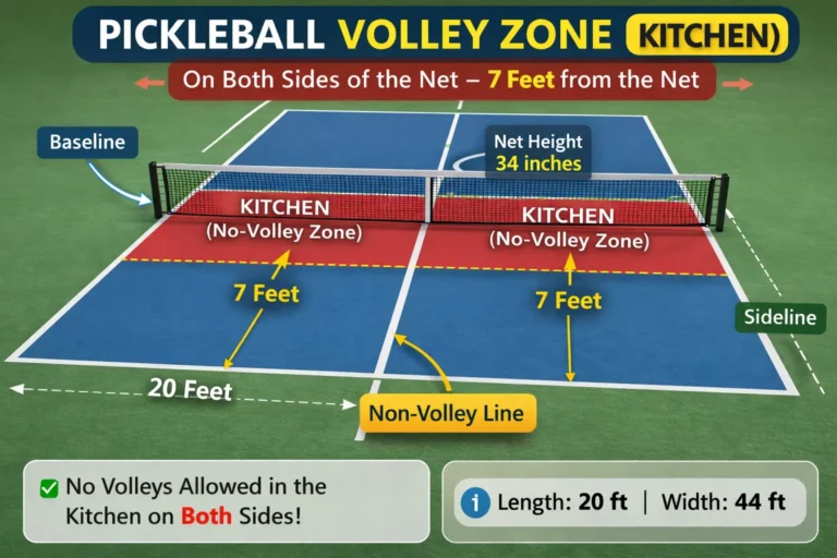 what is the kitchen in pickleball