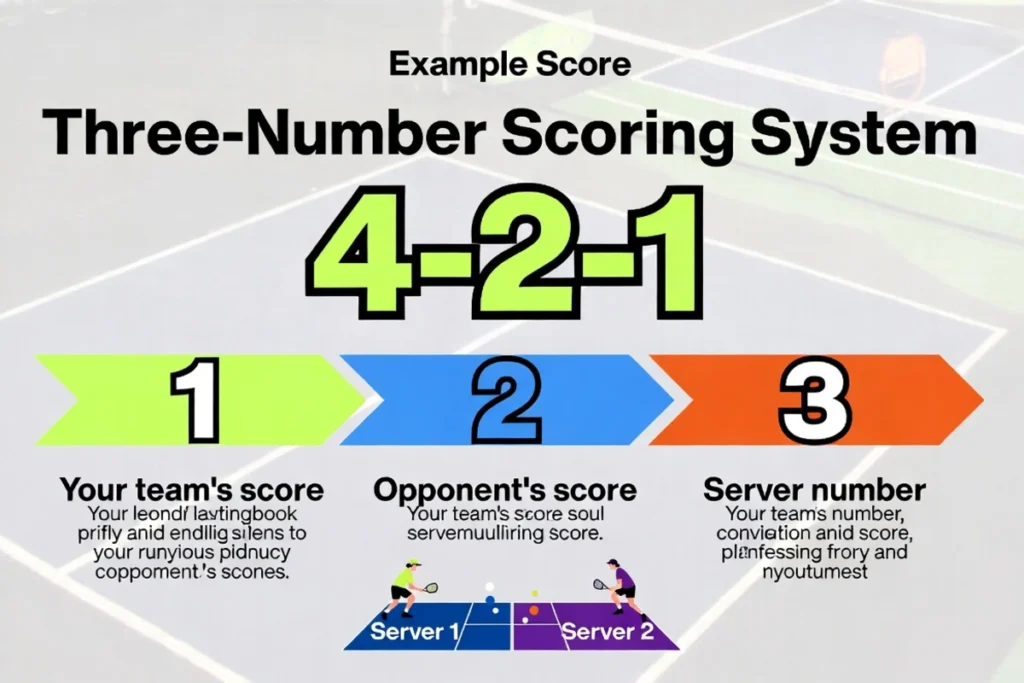Three-number scoring system