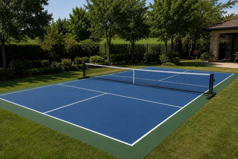 portable pickleball court